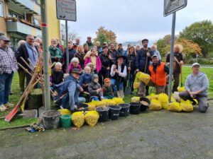 Read more about the article Blaus Blütenband – Pflanzaktion für die Blütenstadt Leichlingen