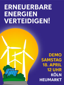 Mehr über den Artikel erfahren Erneuerbare Energien verteidigen